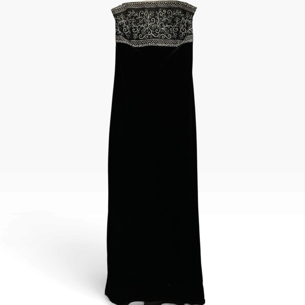 Gunne Sax Jessica McClintock Vintage 90s Velvet Maxi Dress XS S Whimsigoth